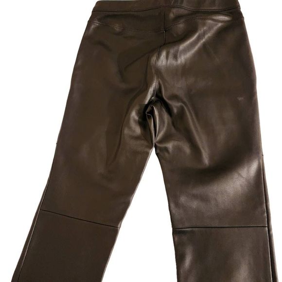 Free People Faux leather Soft PU Leather Leggings Pants Size 27~ Nwt - Picture 4 of 6